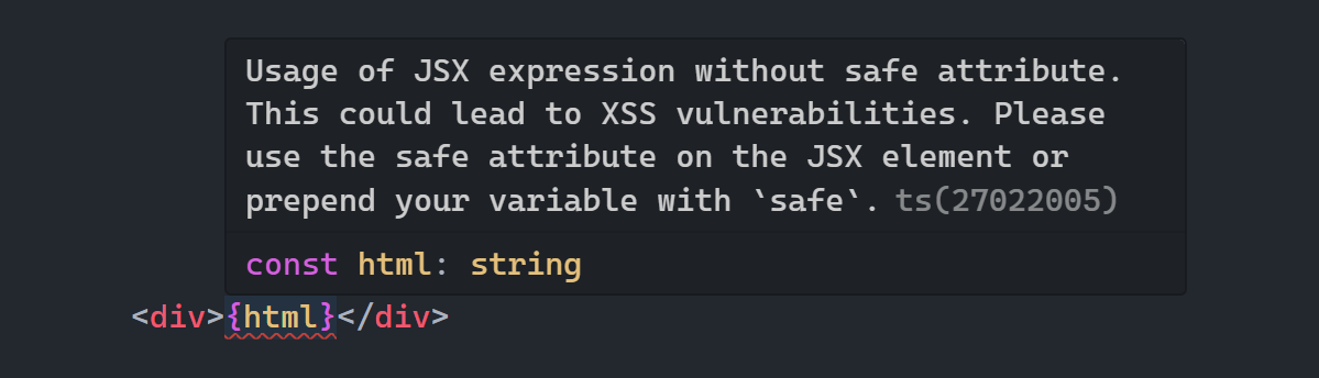 Xss detection example